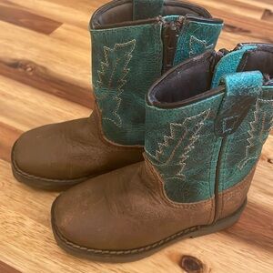 SMOKY MOUNTAIN TODDLER GIRLS' AUTRY WESTERN BOOTS - BROAD SQUARE TOE